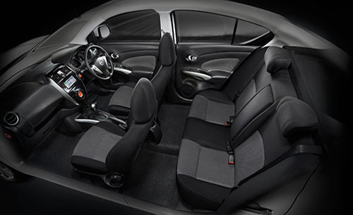 Trunk view of Nissan Almera